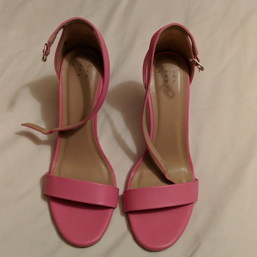 Strappy Pink Pumps